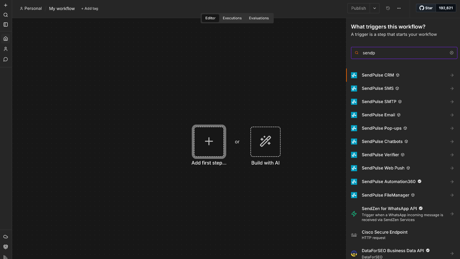 SendPulse Node for n8n