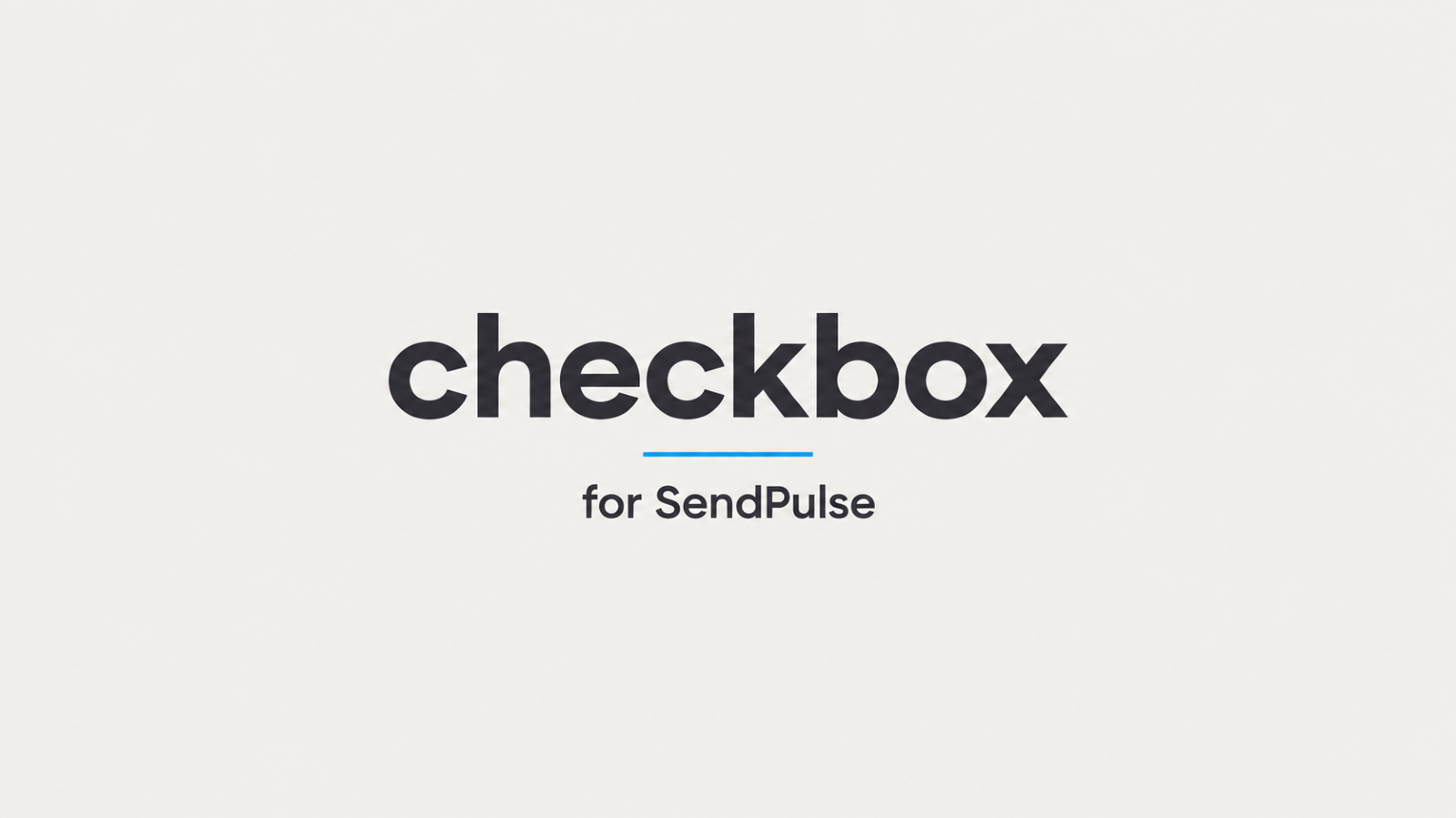 Checkbox and CRM