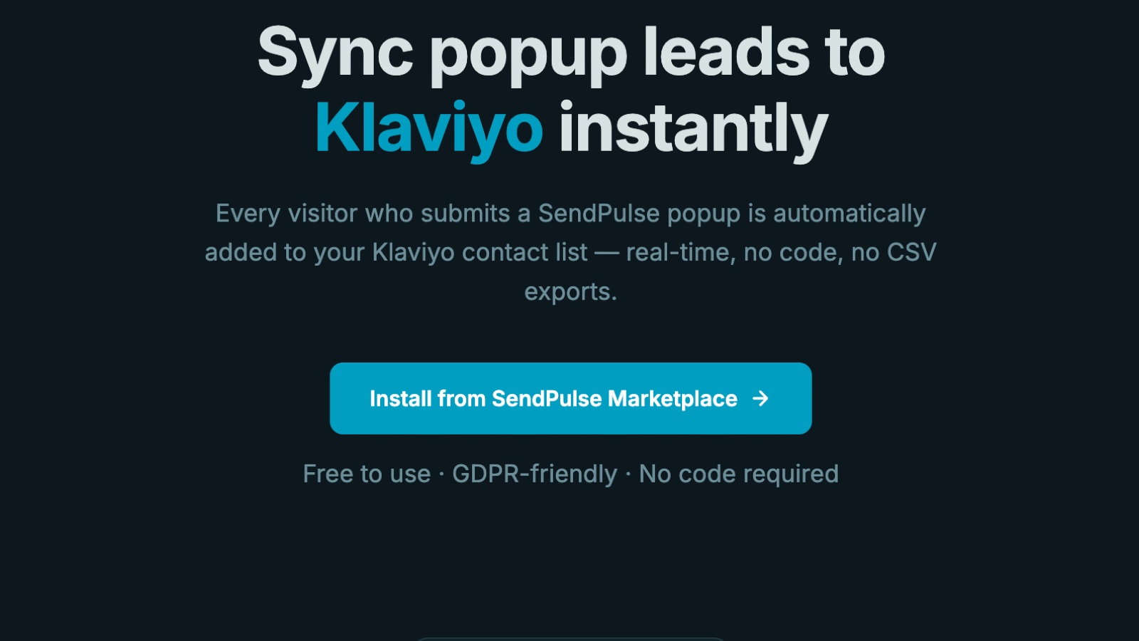 SP Popups vs Klaviyo