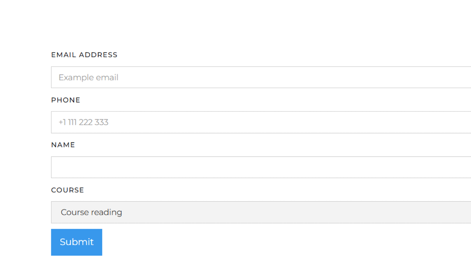 Webflow forms integration