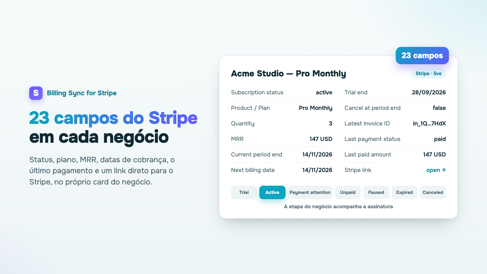 Billing Sync for Stripe