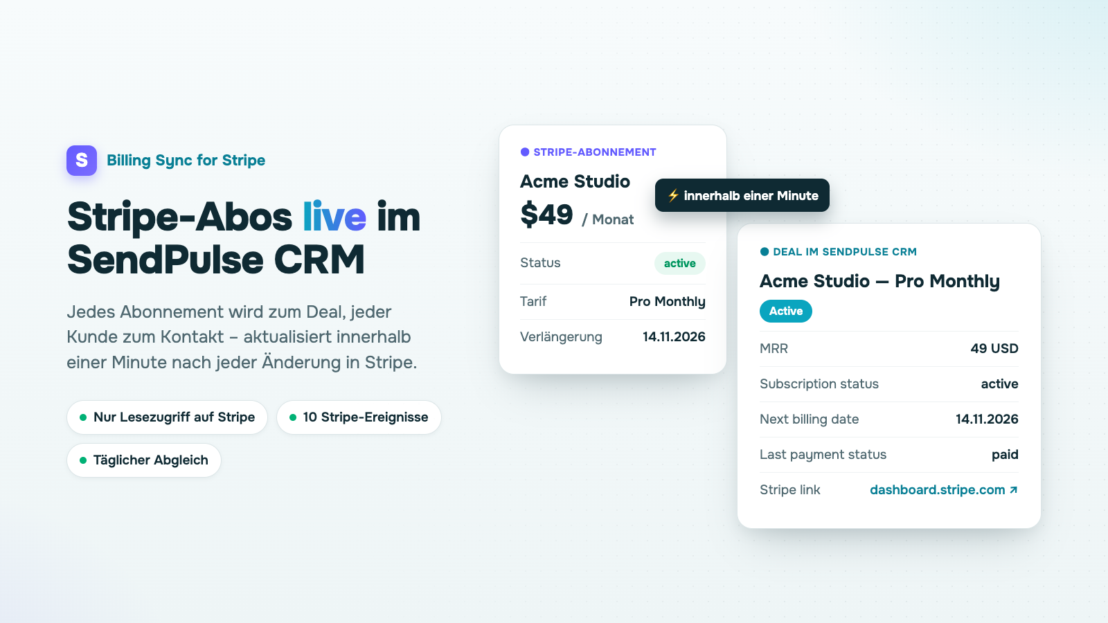 Billing Sync for Stripe