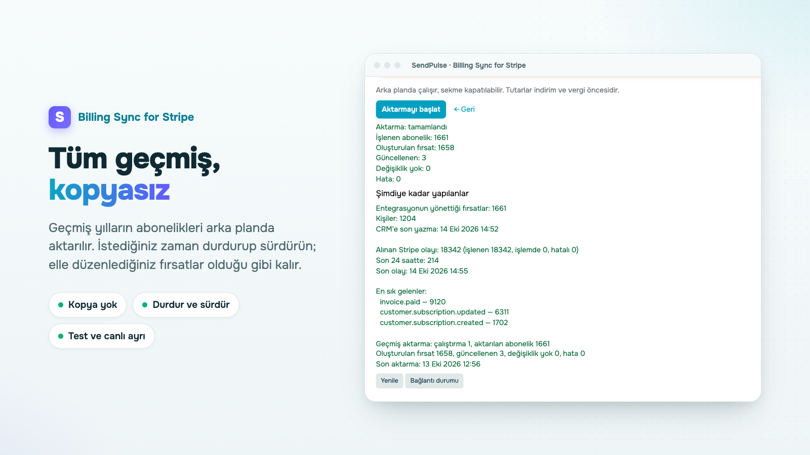 Billing Sync for Stripe
