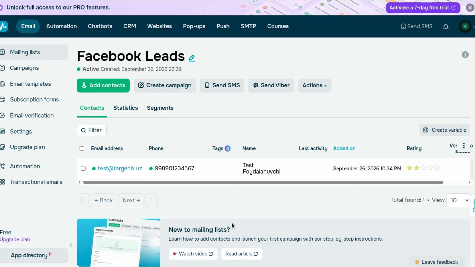 Facebook Lead Ads by Targenix